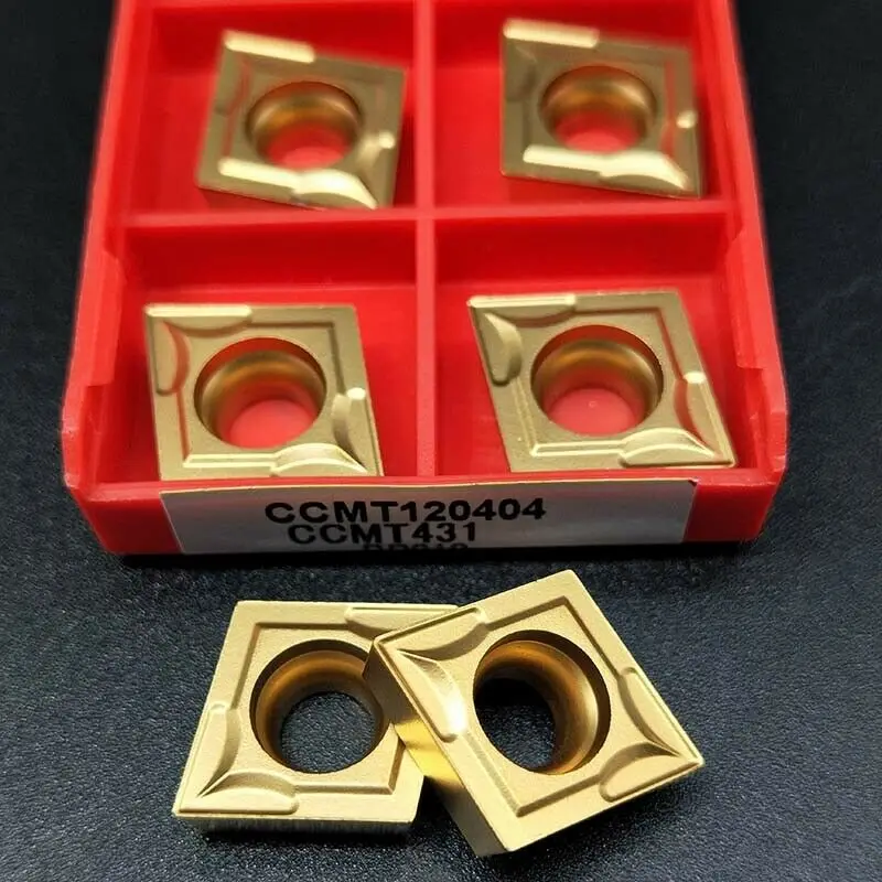 

10pcs CCMT120404 External CNC turning inserts TOOL CARBIDE BLADE CCMT 431