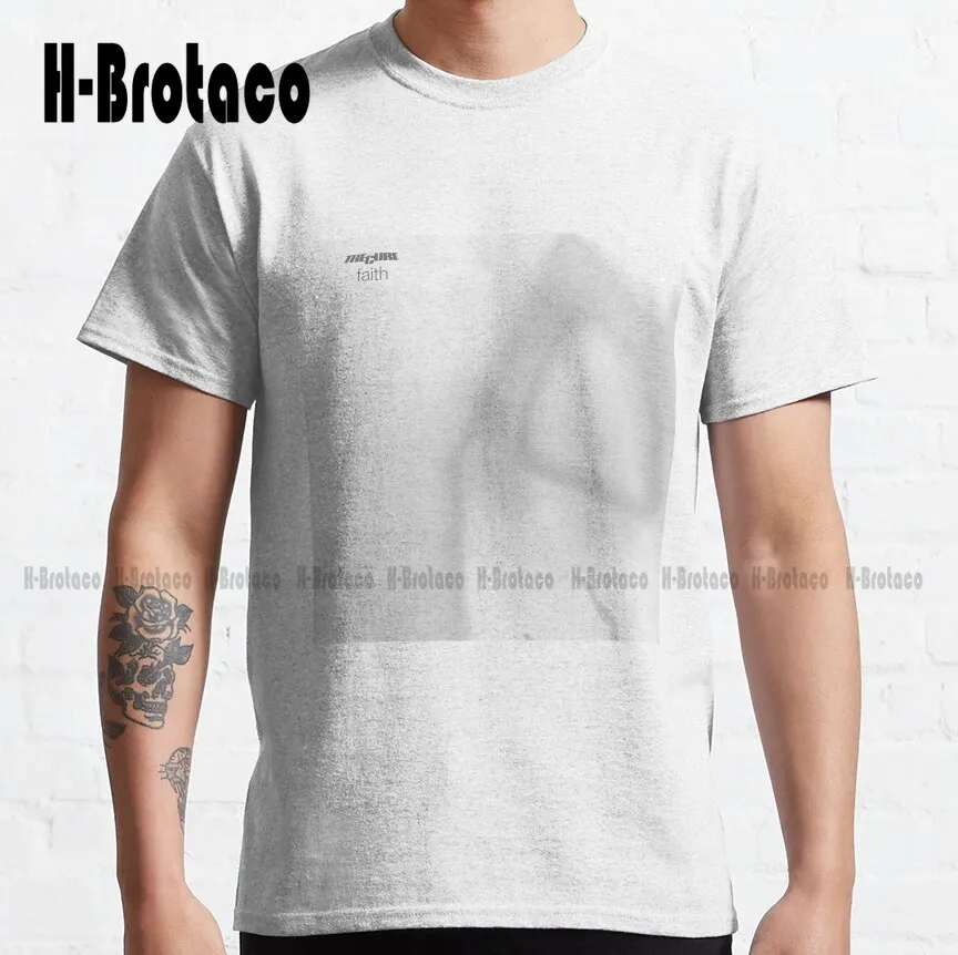 

Классическая футболка The Cure-Faith, рубашка на день рождения, футболка унисекс с цифровым принтом на заказ, модная летняя футболка, Новинка