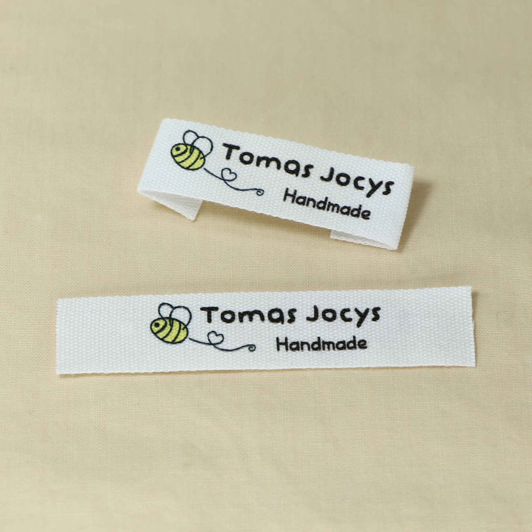 

Custom sewing labels, Brand labels, Flowers, Cotton ribbon labels, Handmade labels (FR158)