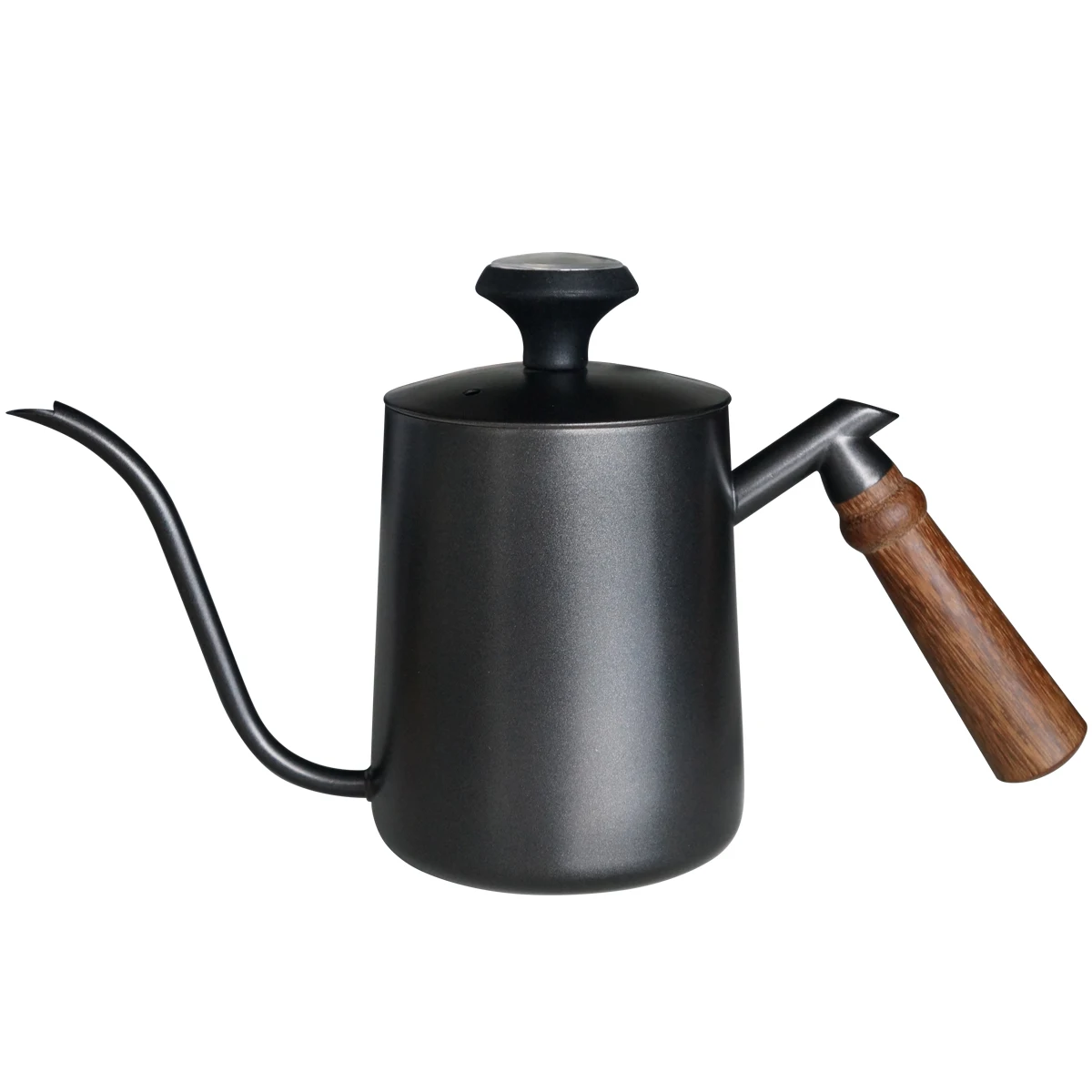

600ML Coffee Kettle GooseNeck Coffee Tea Pot Stainless Steel With Thermometer Pour-Over Coffee Drip Kettle Swan Neck White Black
