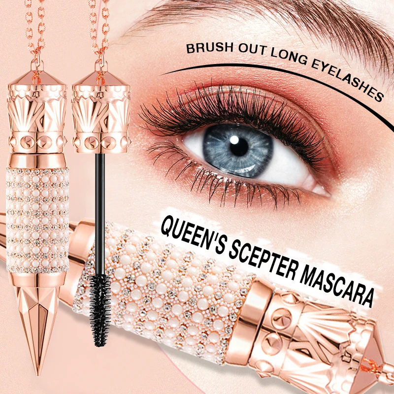 

4D Silk Fiber Eyelash Black Mascara Water Resistant LongLasting Lash Thick Mascara Eyelashes Extension Make Up Mascara Cosmetics