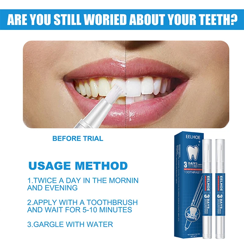 

Teeth Cleaning Pen Dental Pen Dental Care Oral Care Teeth Whitening Pen Healthy Natural Sanitary Clean Dirt Remover Tools