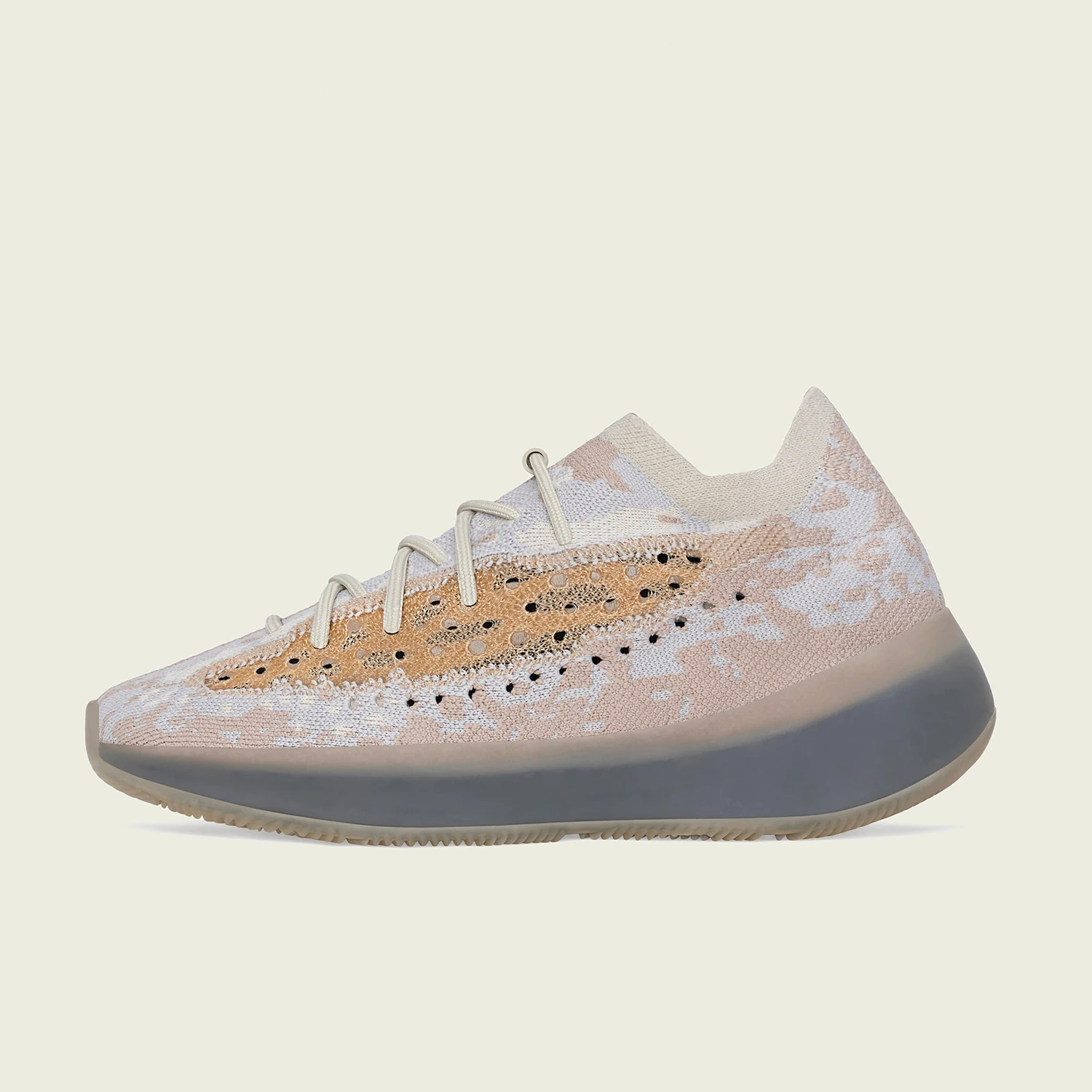 Фото Оригинальные новые кроссовки Adidas YEEZY Boost 380 серо-сине-розовые, модель FZ1269, от Канье. №2