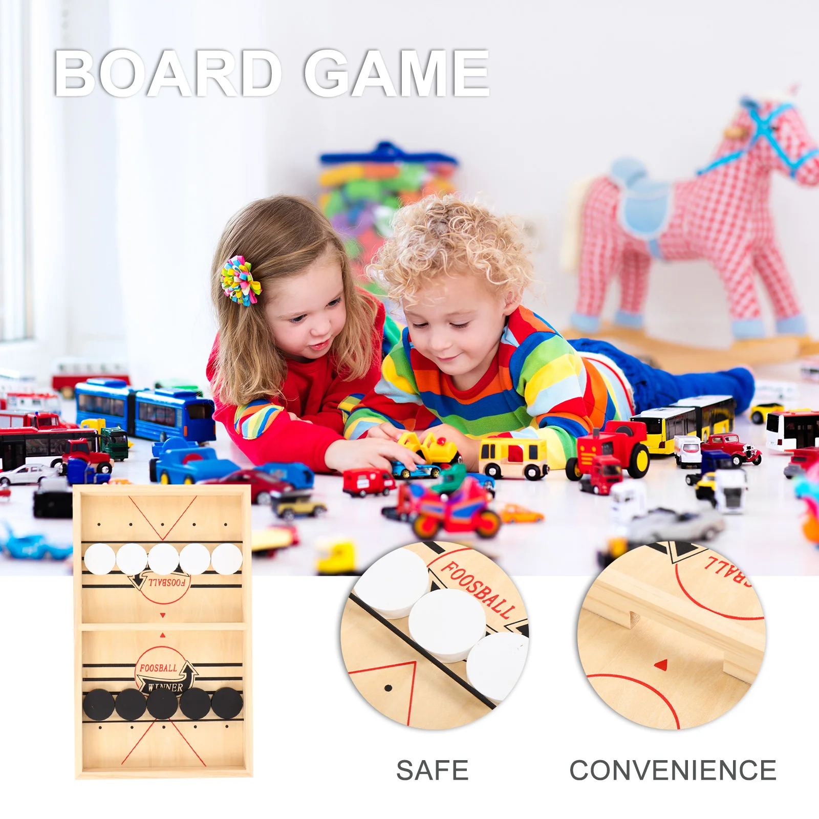 

Game Battle Hockey Toy Desktop Table Board Games Chess Ice Classic Winner Toys Sling Slingshotpuck Party Family Interactive
