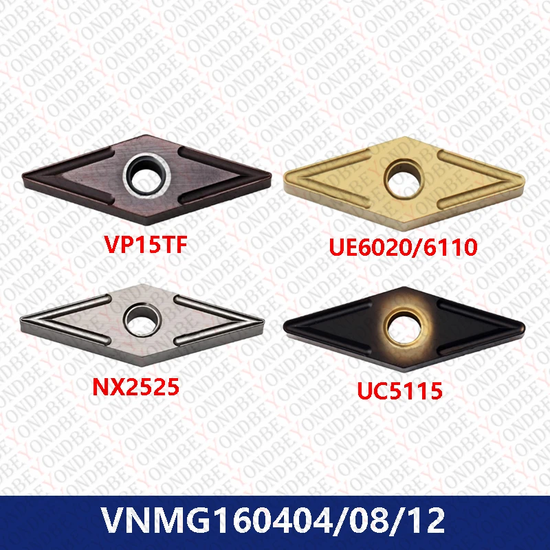 VNMG 160404 VNMG160408 VNMG160412 карбидные вставки VP15TF UE6020 UE6110 NX2525 UC5115 US735 Токарный Инструмент CNC MA MS MP735