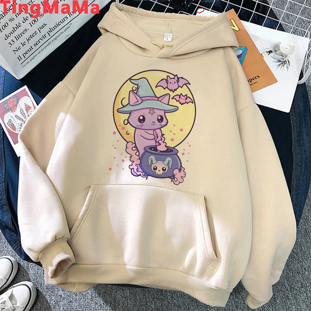 

Худи Pastel Goth женская уличная одежда 2023 рубашка с капюшоном Женская аниме одежда
