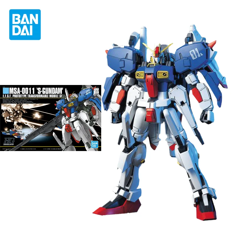 

Оригинальная модель Bandai Gundam, Комплект аниме-фигурок HGUC, 1/144 детской модели, фигурки, коллекционные игрушки, подарки для детей