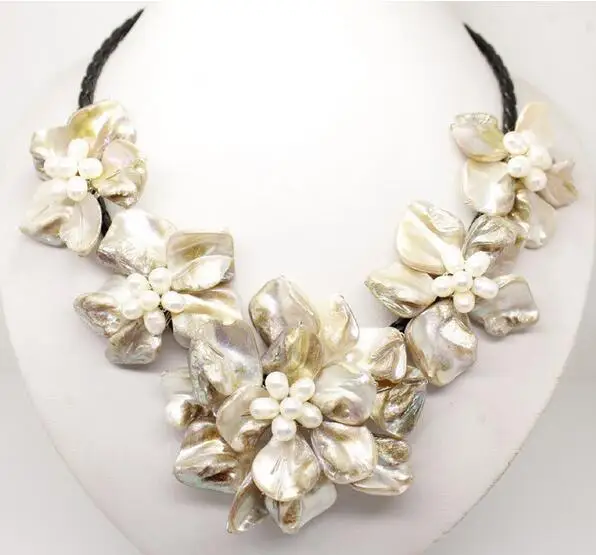 Оптовая продажа дешевое классическое ожерелье из натурального пресноводного