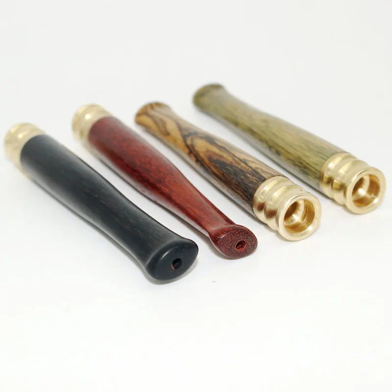 

Short red sandalwood filter cigarette holder Vintage Durable Solid Classic Smoke Mouthpiece Straightly Portable Tobacco Pipe
