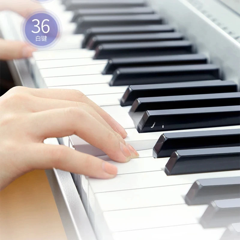 Синтезатор 61 клавиша музыкальная клавиатура для взрослых гибкий электронный
