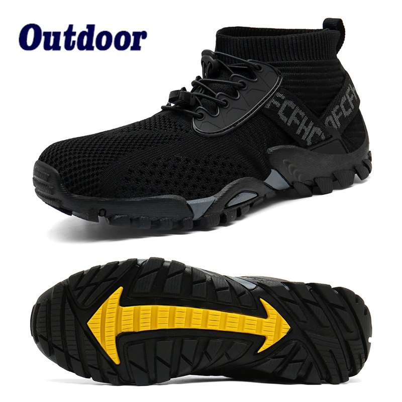 

New Outdoor Hiking Shoes High Quality Hunting Men's Shoes Breathable Quick-drying Running Water Shoes Outdoor Jogging Sneakers
