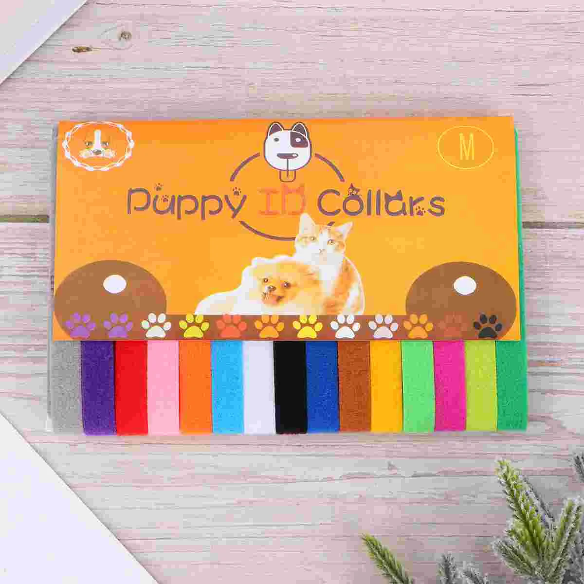 

15 PCS Small Puppy Collar Puppy Collars Small Dogs Kitten ID Collars Bulldog Whelping Collars Kittens Puppy Id Bands Newborn