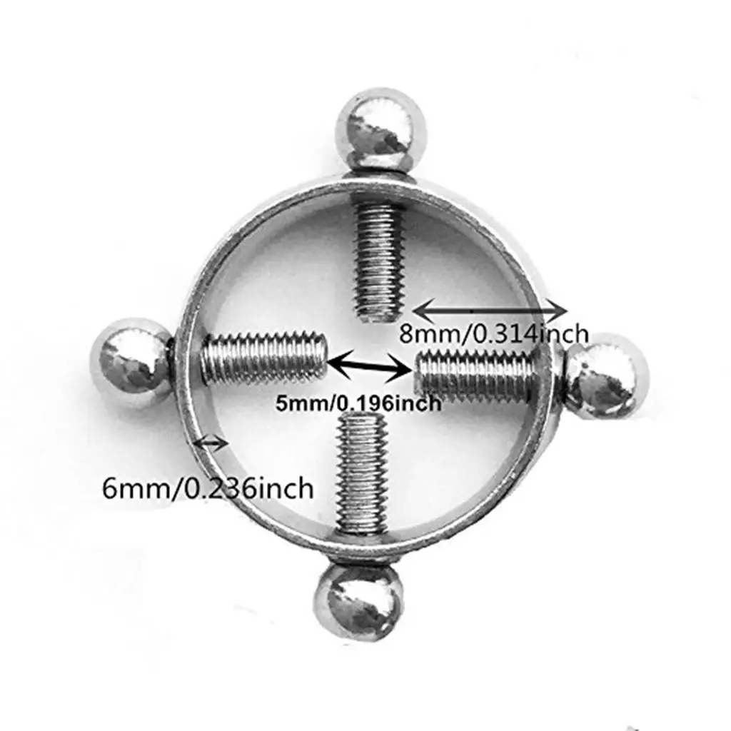 1 пара, кольца из нержавеющей стали