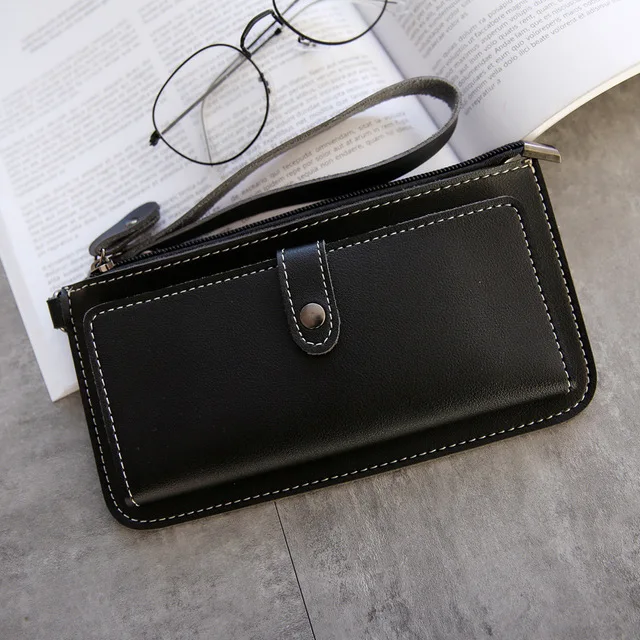 

Designer Long Womens Wallet Female Purses Coin Purse Card Holder Wallets Men Women Pu Leather Clutch Money Bag Pu Leather Wallet