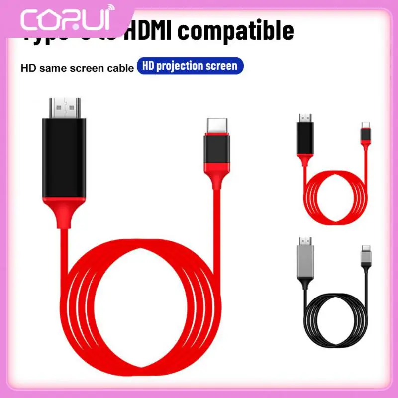

Video Converter Type C To HDMI-compatible Cable For Macbook Samsung Galaxy S9/s8 Huawei Type C To Cable Usb 3.1 Usb-c Cable
