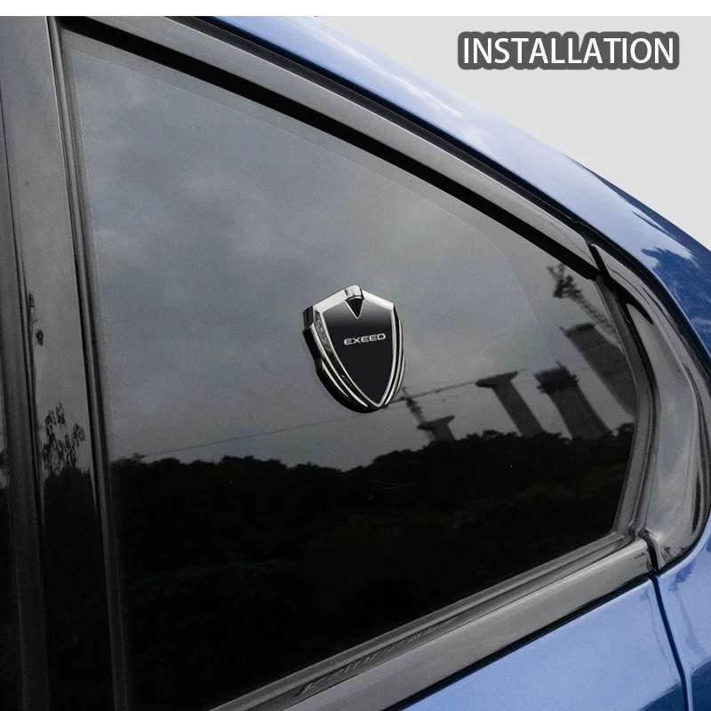 Для Chery Exeed LX VX TXL RX 2025 аксессуары кузов автомобиля металлический щит декоративная наклейка модификация эмблема (art.: 3920cd90cb227) - 3920cd90cb227