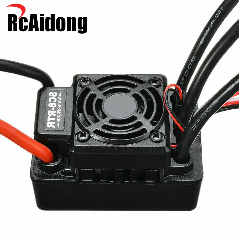 

RcAidong Waterproof EZRUN-WP-SC8 120A Brushless ESC For RC Car Accessories