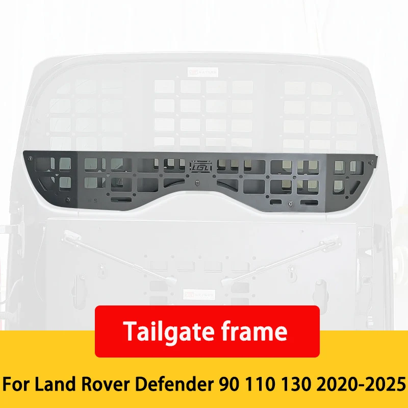 

Портативный стол задней двери для Land Rover Defender 90 110 130 2020-2025, стеллаж для хранения задней двери, складная настольная панель задних ворот