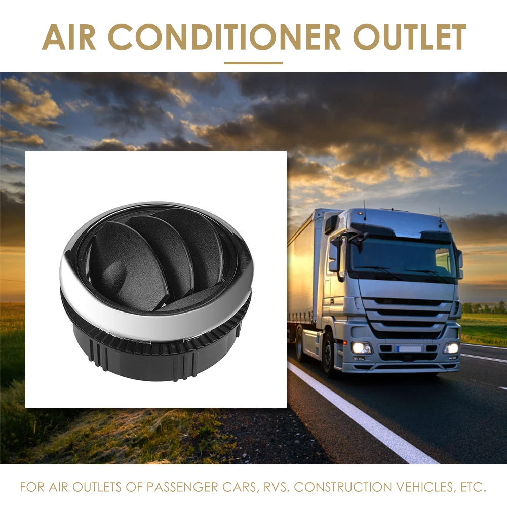 

75mm 2.95 inch RV Bus Coach A/C Air Vent Air Conditioning Outlet with Chrome Enduring Car Durable Parts Components