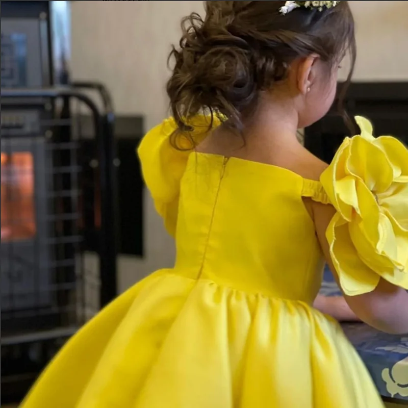 Детское Платье Принцессы Disney нарядное платье с открытыми плечами и цветами для