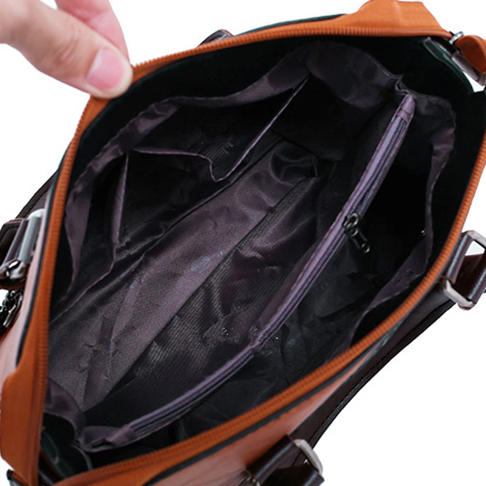 PU Bucket Handbags 4pcs/Set Composite Bags High Quality Ladies Handbags Female PU Leather Shoulder Messenger Bags Tote Bag Bolsa