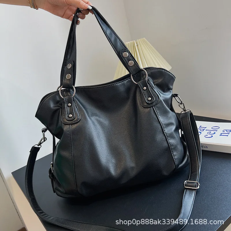 Female Handbag Large Capacity Shoulder Bags Big Stylsih Tote Bag Ladies Soft Leather Hobos Messenger Women Shopper