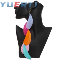 1pc2022 vintage ethnic bohemia drop dangle long rope fringe cotton tassel earrings trendy sector earrings for women fashion jewe