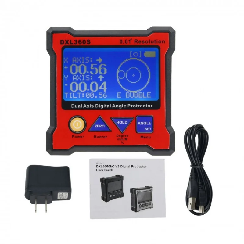 Магнитный мини-Инклинометр Dxl360/dxl360s угломер с разрешением Двойная ось цифровая