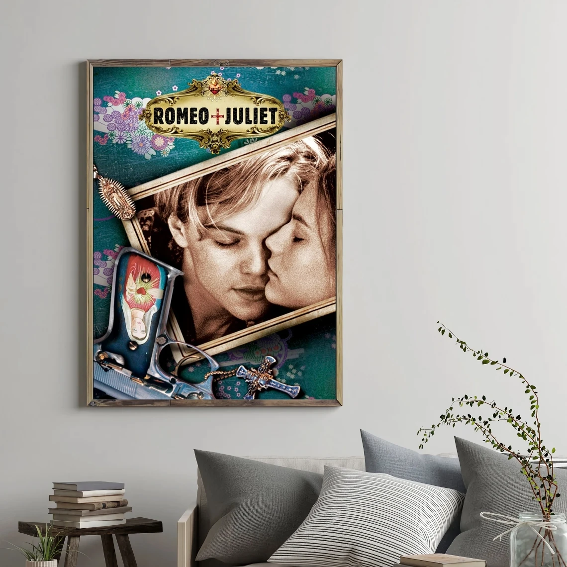 Плакат Baz Luhrmanns Romeo + Juliet постер на холсте настенная живопись домашний декор (без
