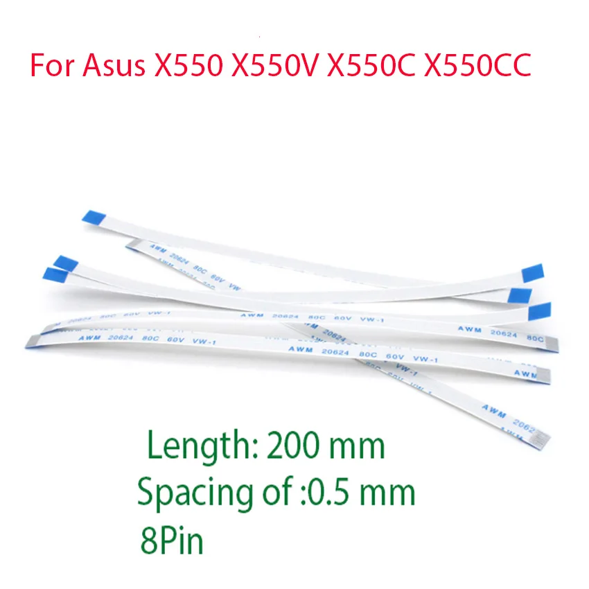 

Cabo Flex Com Sensor DE Toque E 8 Pinos 20cm Para Asus X550 X550V X550C X550CC F550V