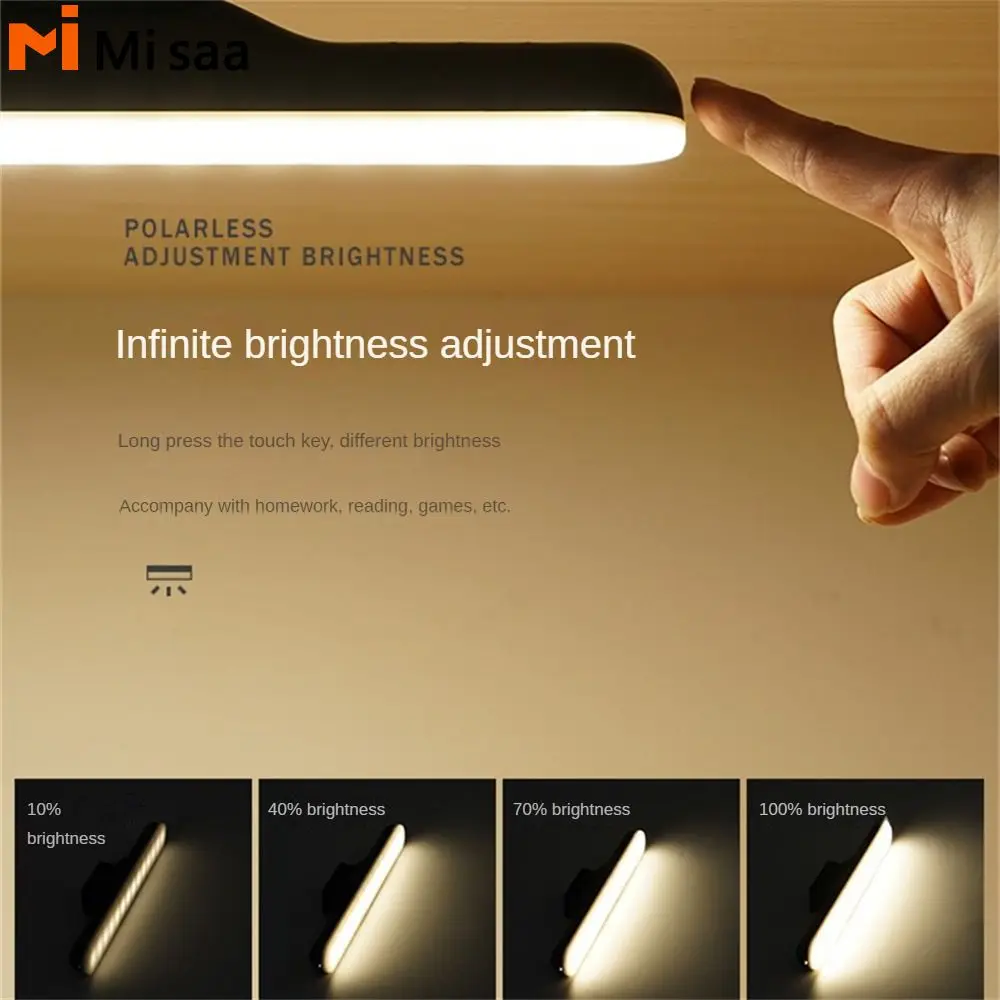 

With Usb Rechargeable Battery Led Night Light Led Folding Table Lamp Touch Sensor Dimming Switch Table Lamp Led Portable Light