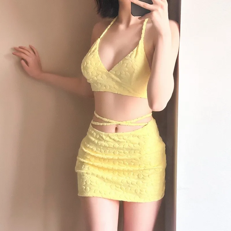 Женский купальник с эффектом пуш-ап пляжная одежда женские корейские купальники