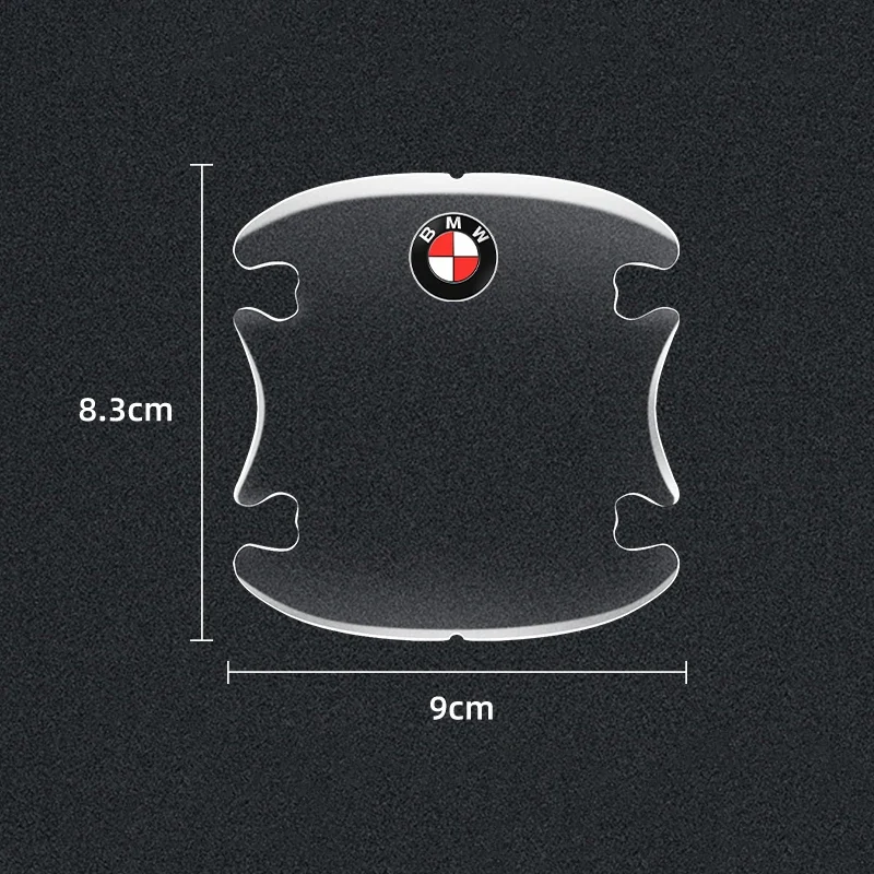 4 шт. наклейка на чашу дверной ручки автомобиля защитная пленка против