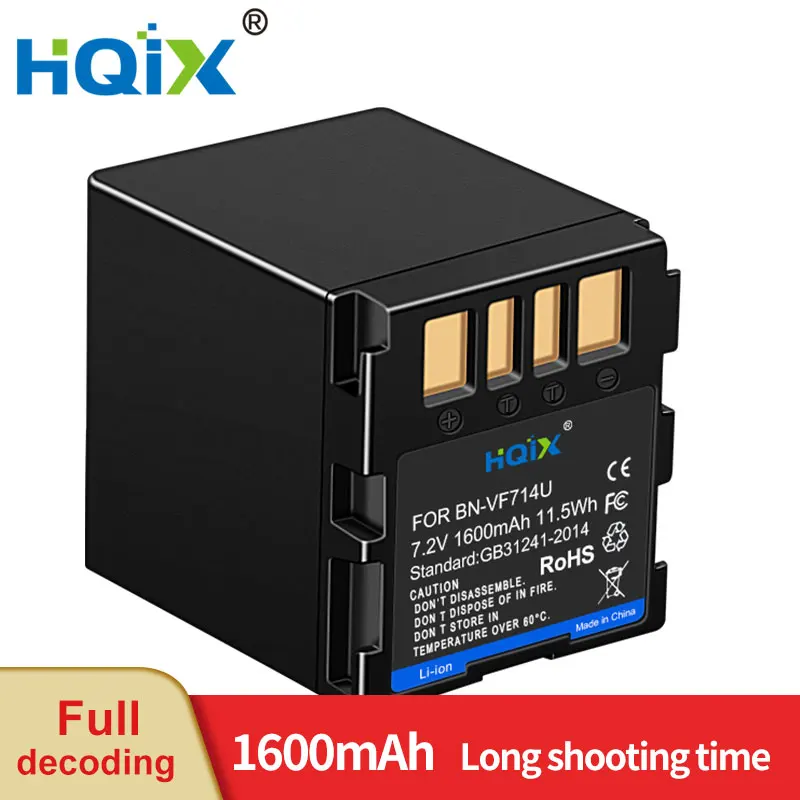 Фото HQIX для JVC GR-DF570, DF470, DF450US, DF420, DF590, DF570, DF430US, DF430, DF425, DF550US камера BN-VF714U зарядное устройство Аккумулятор №5