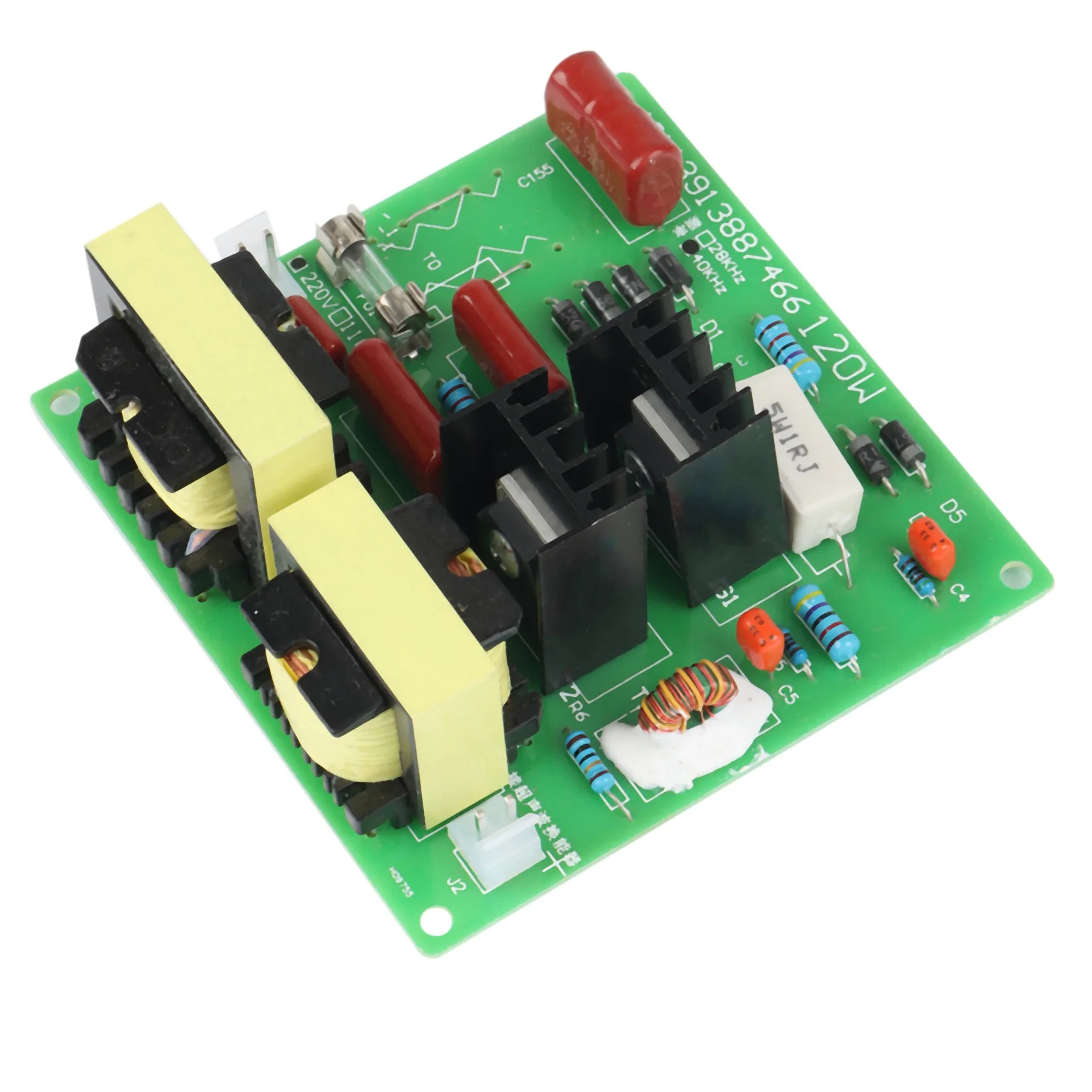 

100W 220V Ultrasonic Cleaner Power Driver Board Transducer High Performance Efficiency Ultrasound Cleaning Circuit Board