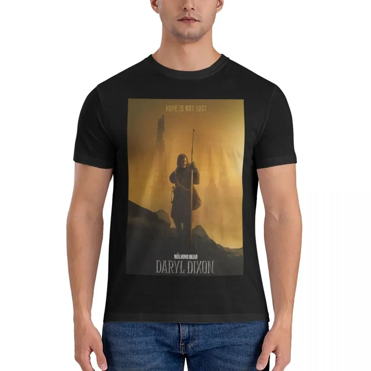 Мужская футболка с коротким рукавом Humor T-The Ходячие мертвецы Daryl Dixon