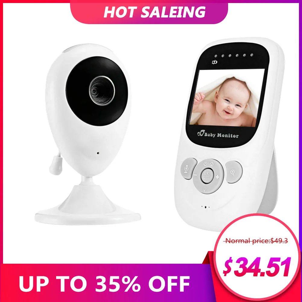 

2.4 Inch Wireless Video Color Baby Monitor Portable Baby Nanny Security Camera IR LED Night Two-way Audio Vision Intercom