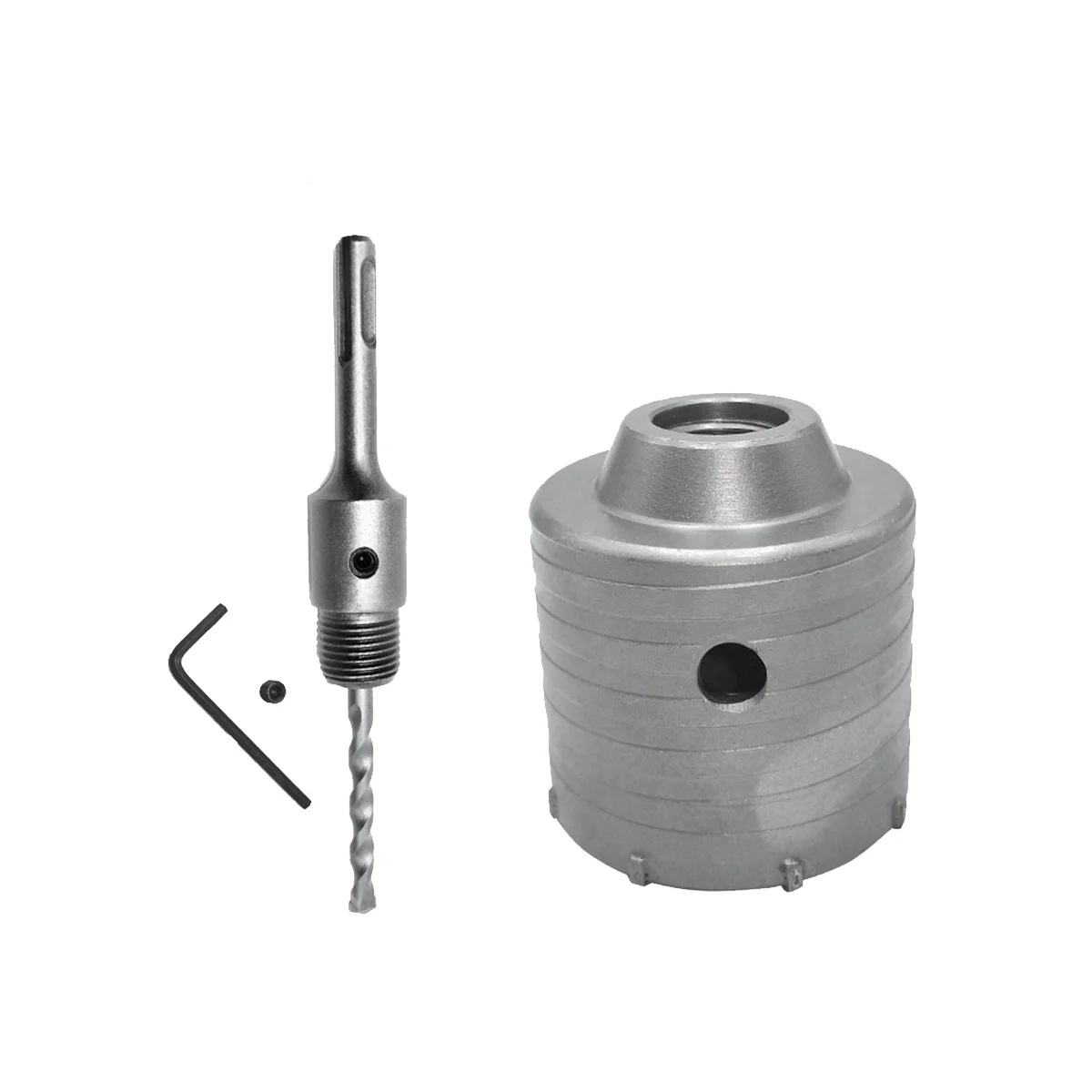 

1 Set SDS PLUS 68mm Concrete - Electric Hollow Core Drill Bit 110mm Cement Stone Wall Conditioner Alloy 68mm