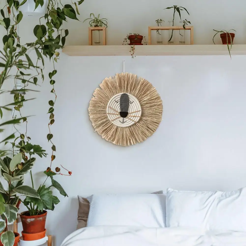 Настенные художественные Подвески ручной вязки с головой животного подвеска