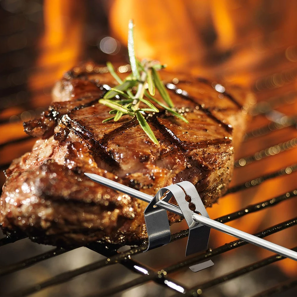 

6Pcs Probe Thermometer Barbecue Holder Meat For Maverick IGrill Clip BBQ Anti-scalding Picnic Holders BBQ Oven Grill Accessory