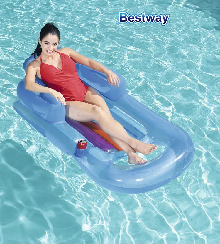 

Floating Pool Water Hammock Float Lounger Floating Inflatable Pool Bed armrest sofa air cushion pool float