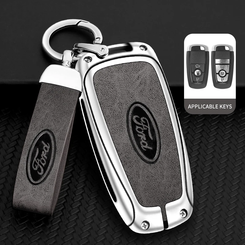 Сумка для ключей из натуральной кожи Ford Fusion Edge Mustang Explorer Expedition Bronco Ecosport Ranger F150 F250