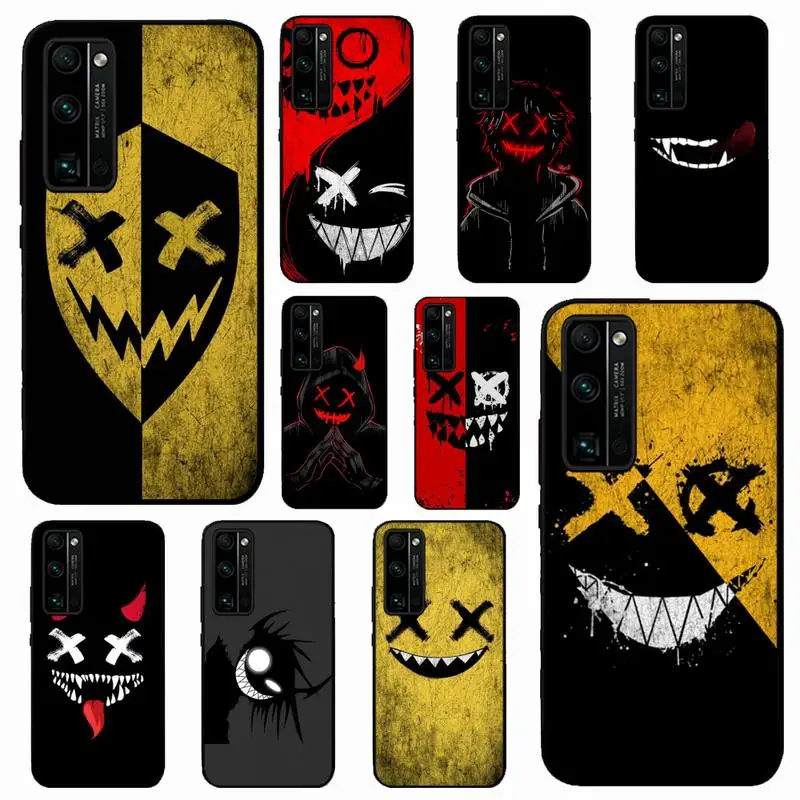 

Scary Smile Skeleton Devil Phone Case For Huawei Honor 10 lite 9 20 7A pro 9X pro 30 pro 50 pro 60 pro 70 pro plus