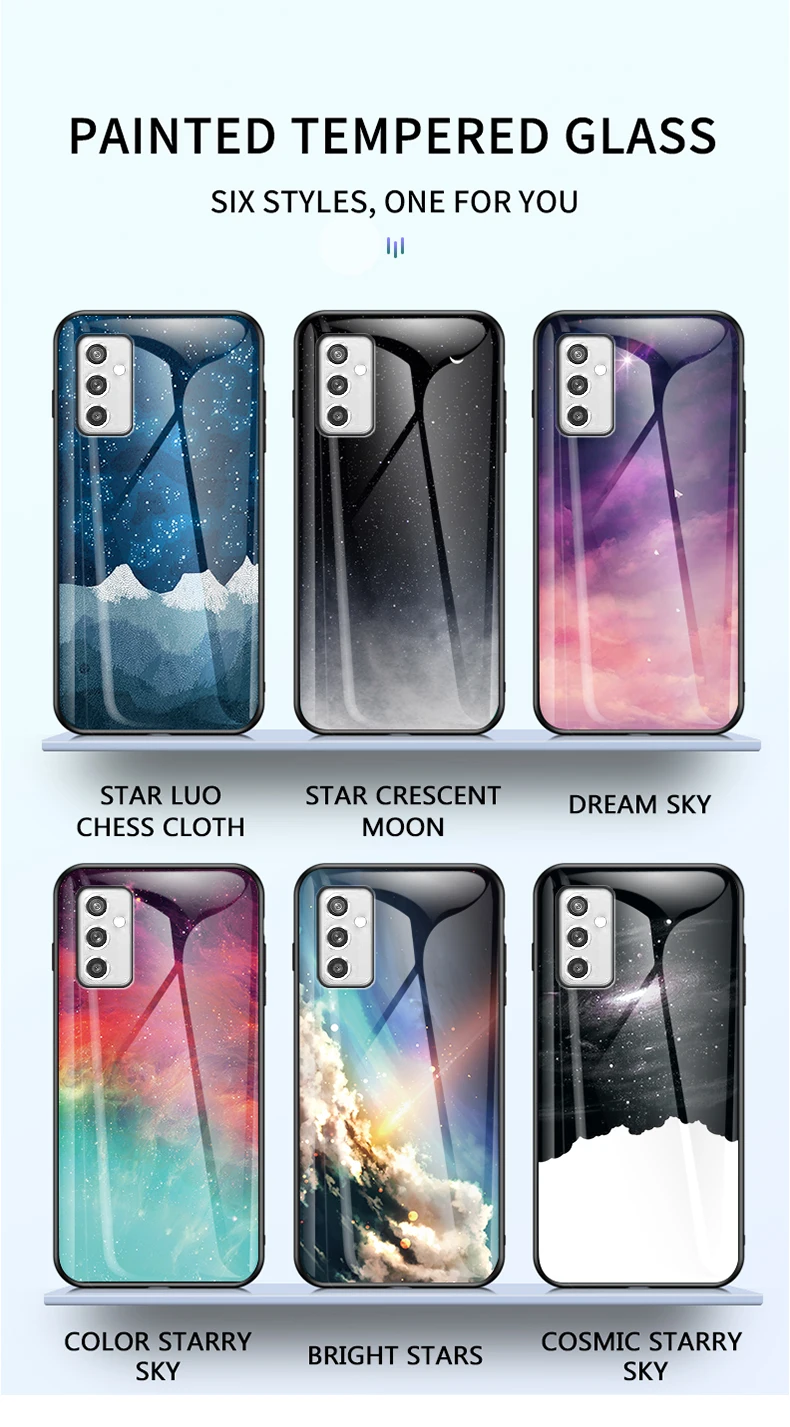 

For Samsung Galaxy M52 5G M80 M60s M31s M31 M21 M20 M10 Note 20 Ultra 10 Plus Lite 9 8 Tempered Glass Colorfull Phone Case Cover