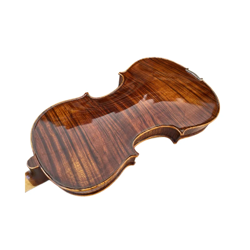 

ACTUAL PHOTO Alcohol Varnished Nice Carved 4/4 Violin Cкрипка 4/4 كمان 바이올린 Hand Made Instrument w/ Case 4/4 221015-04