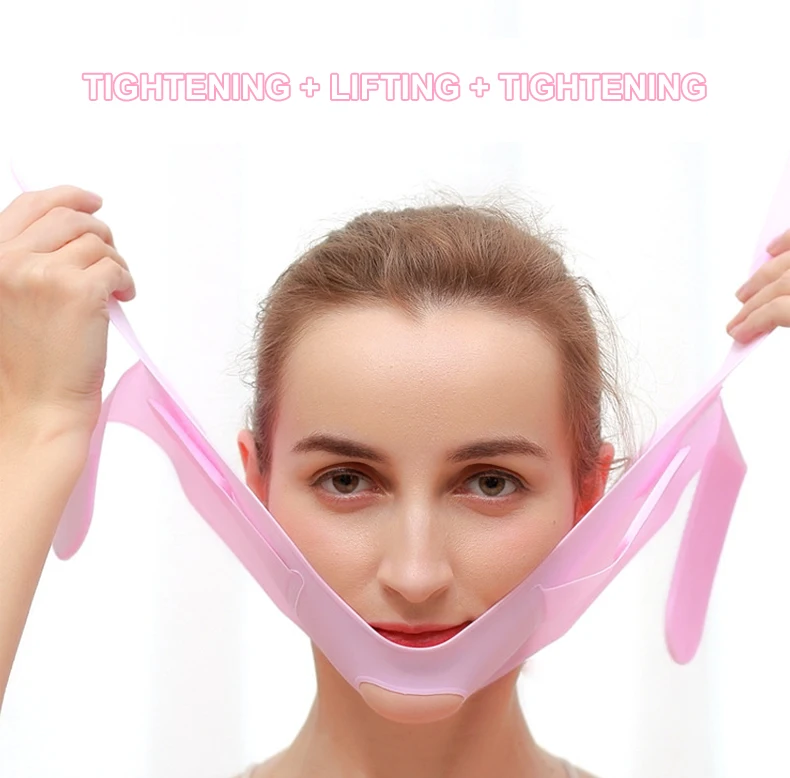 

1 ~ 5 шт., силиконовый ремень для подтяжки лица