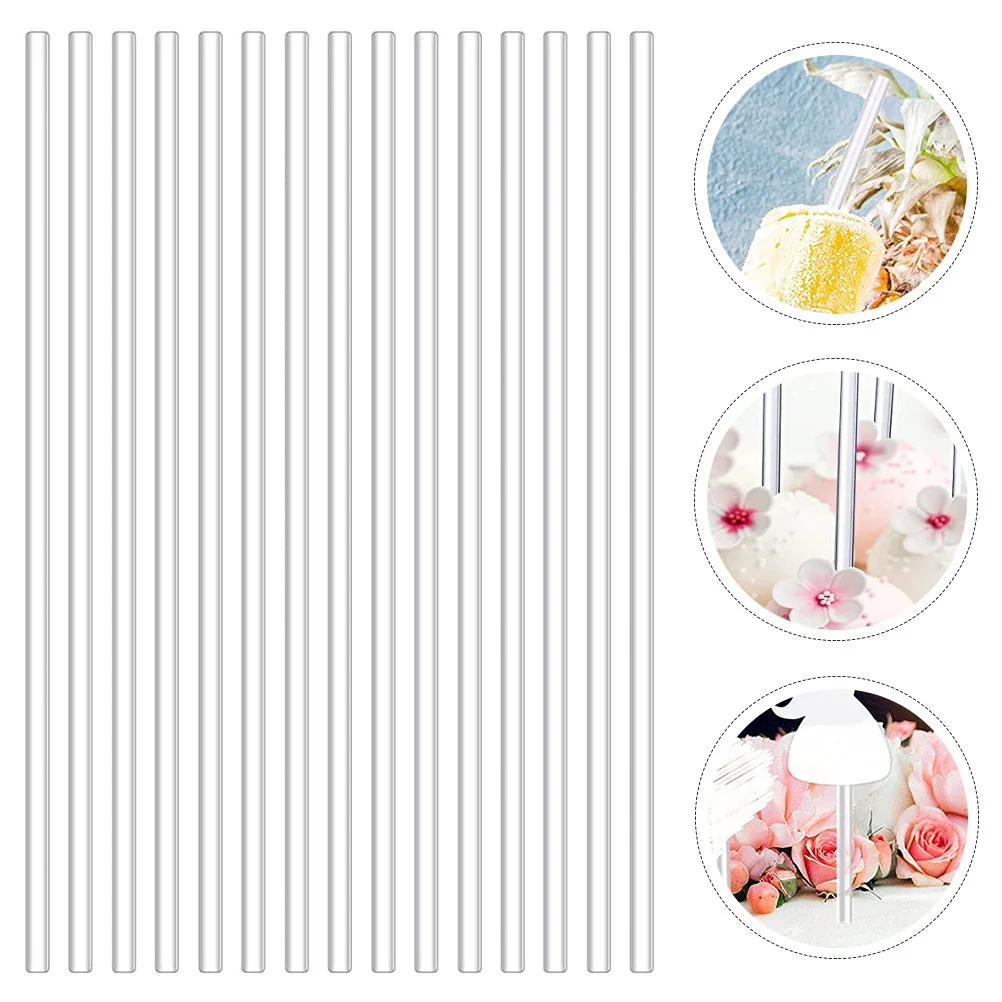 

Sticks Lollipop Cake Acrylic Stick Clearcandy Reusablerod Stirring Treat Makingswizzle Bar Cookie Sucker Rods Dowel Diydessert