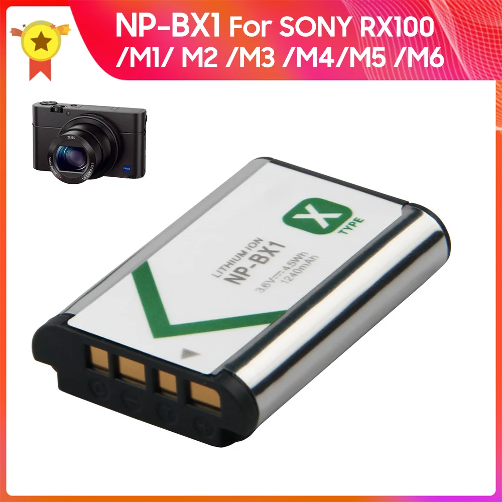 Аккумулятор для камеры, семейная батарея для RX100 M1 M2 M3 M4 M5 M6 RX1 RX1R WX300 WX350 HX300 HX400 HX350 HX90