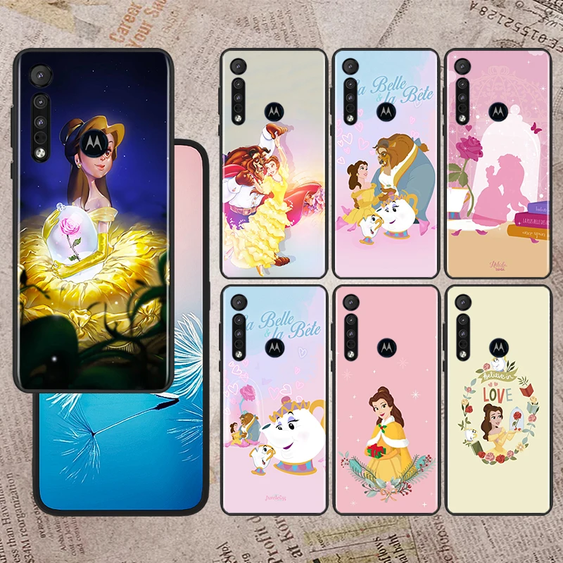 

Beauty And The beast Love Phone Case For Motorola Moto G71 Edge G60 S 20 E20 E7i E6i E6S G9 G8 Plus G Power One Fusion Black