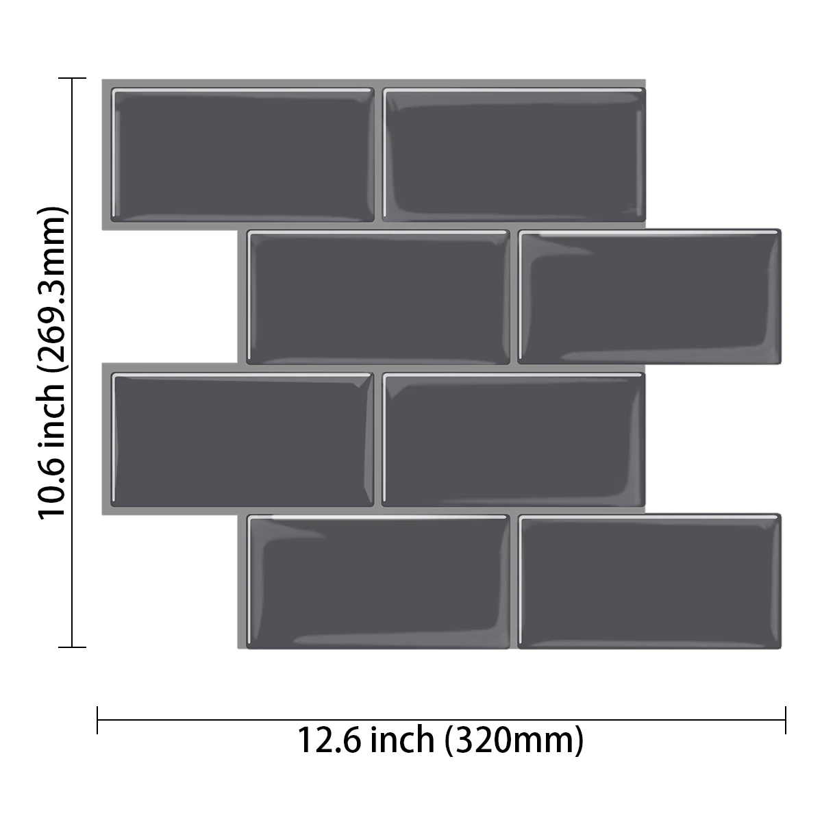 Водостойкая кухонная Настенная Наклейка-брызговик 2 мм домашний декор плитка для